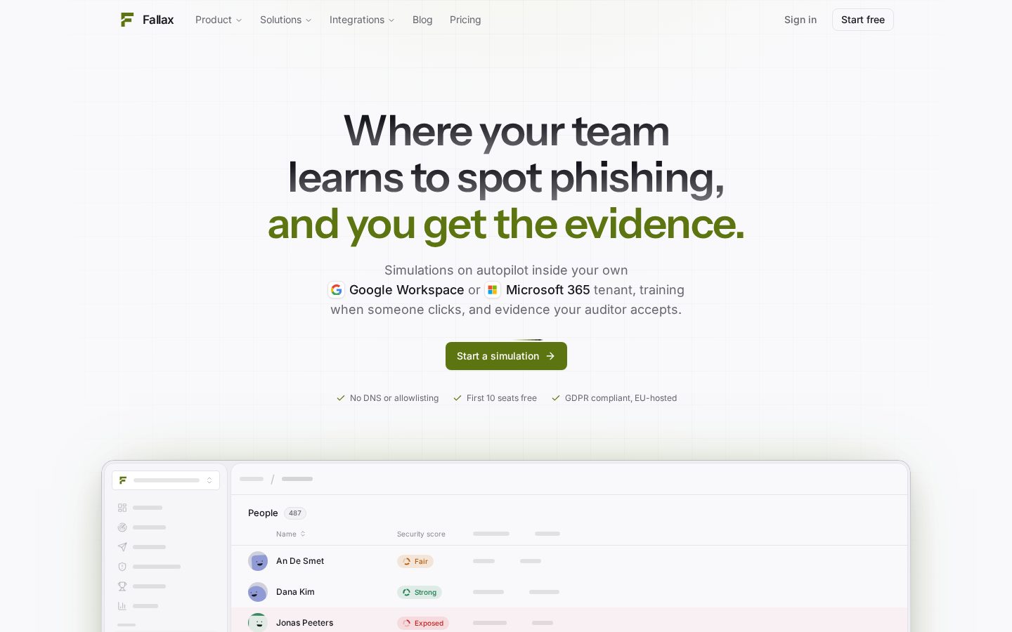 Fallax Homepage