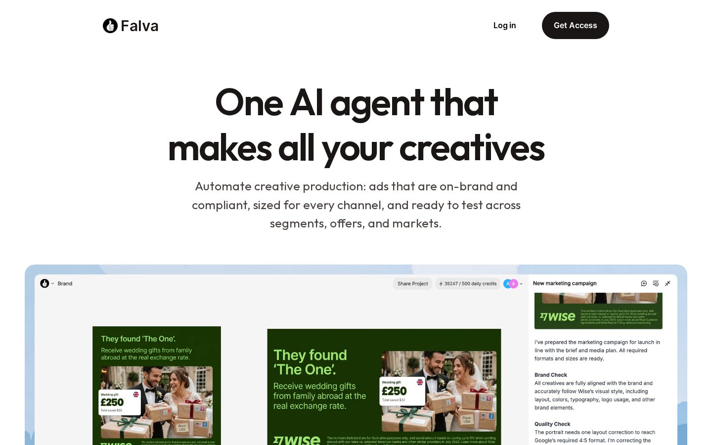 Falva Homepage
