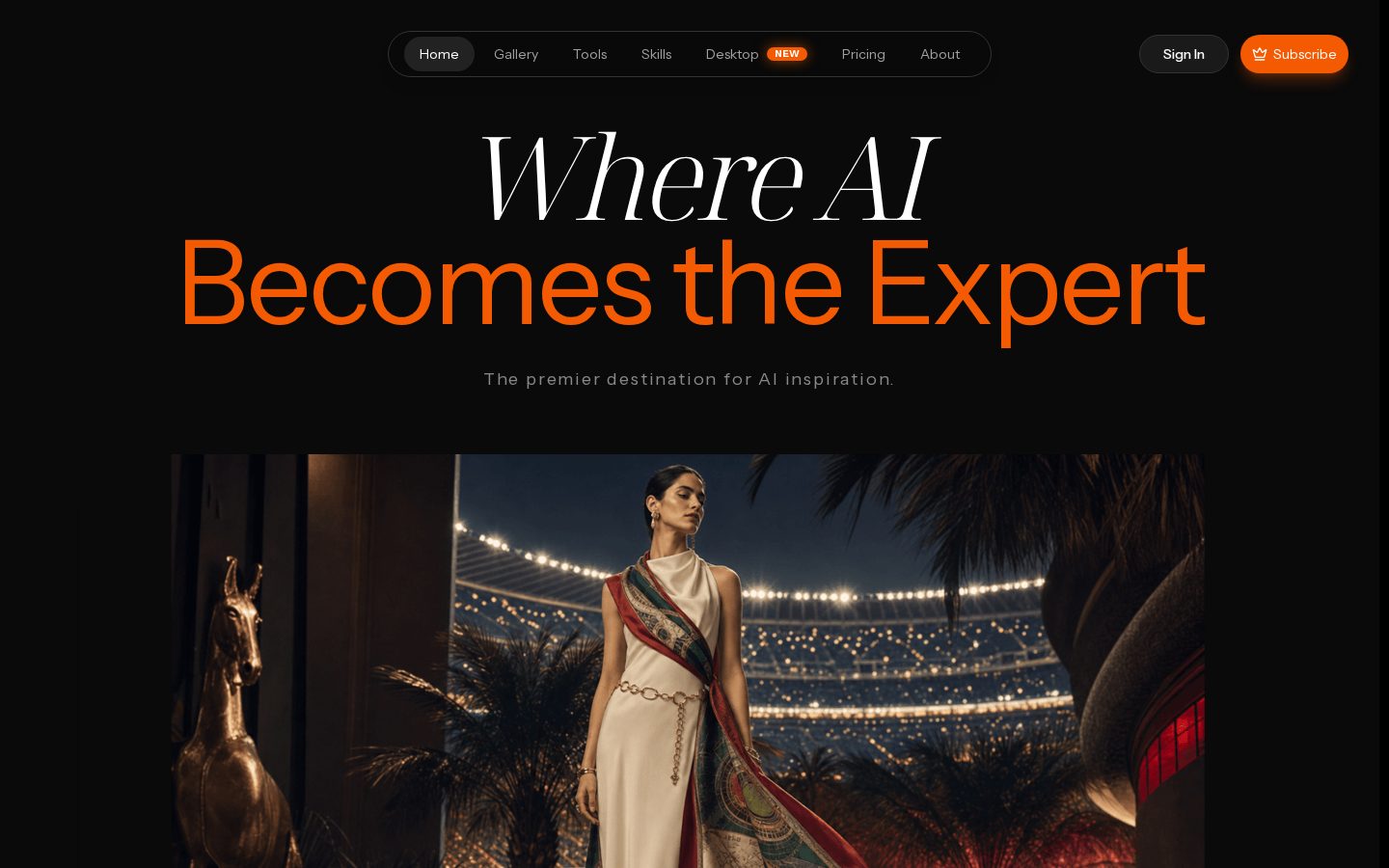 FancyAI Homepage