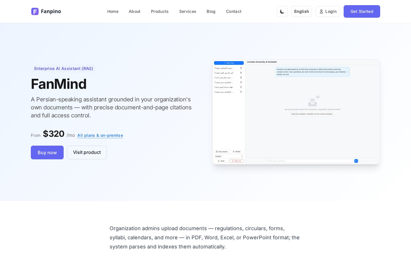 FanMind Homepage