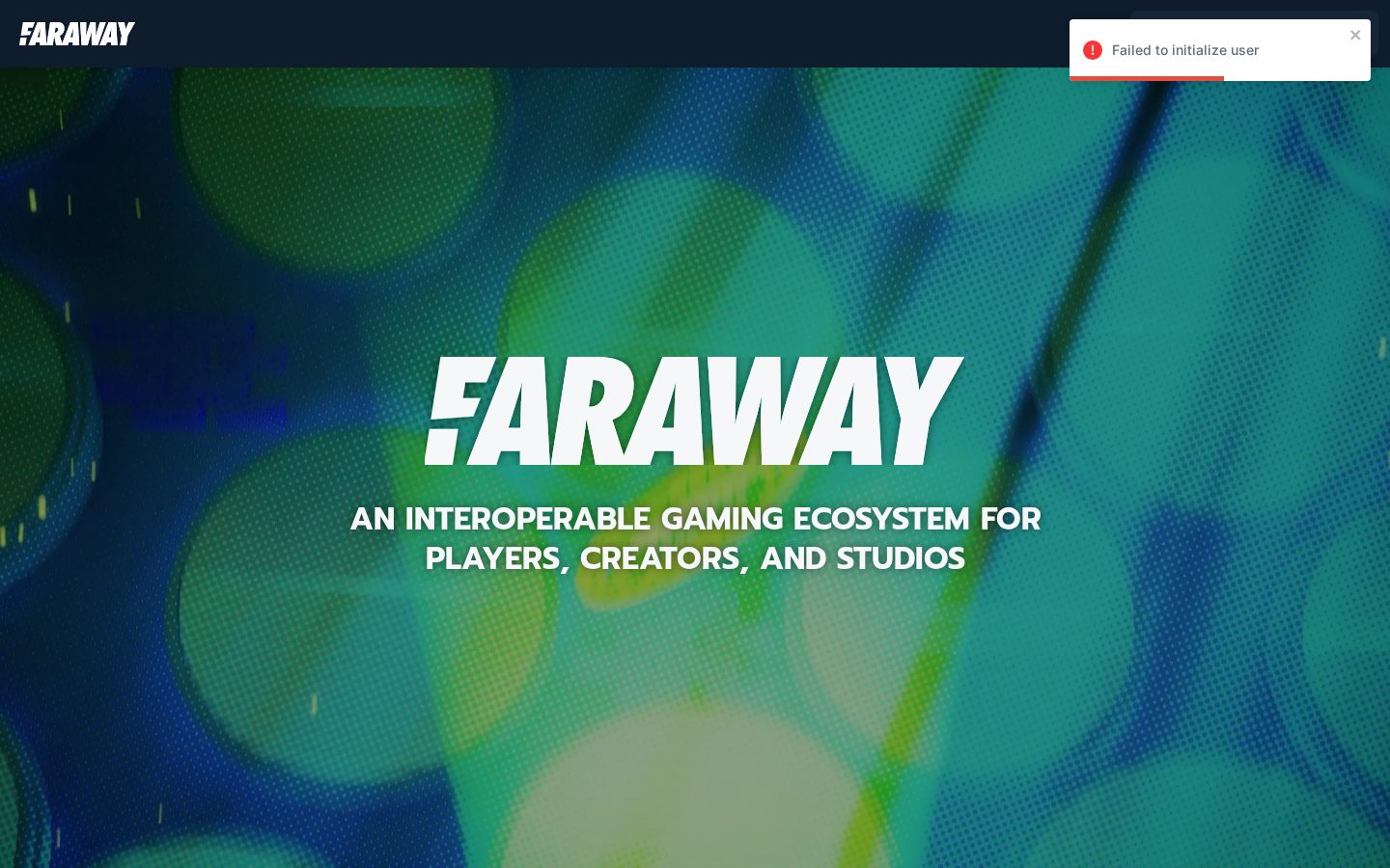 Faraway Homepage