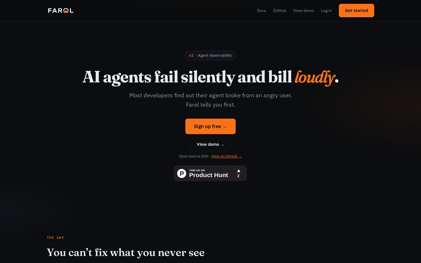 Farol Homepage