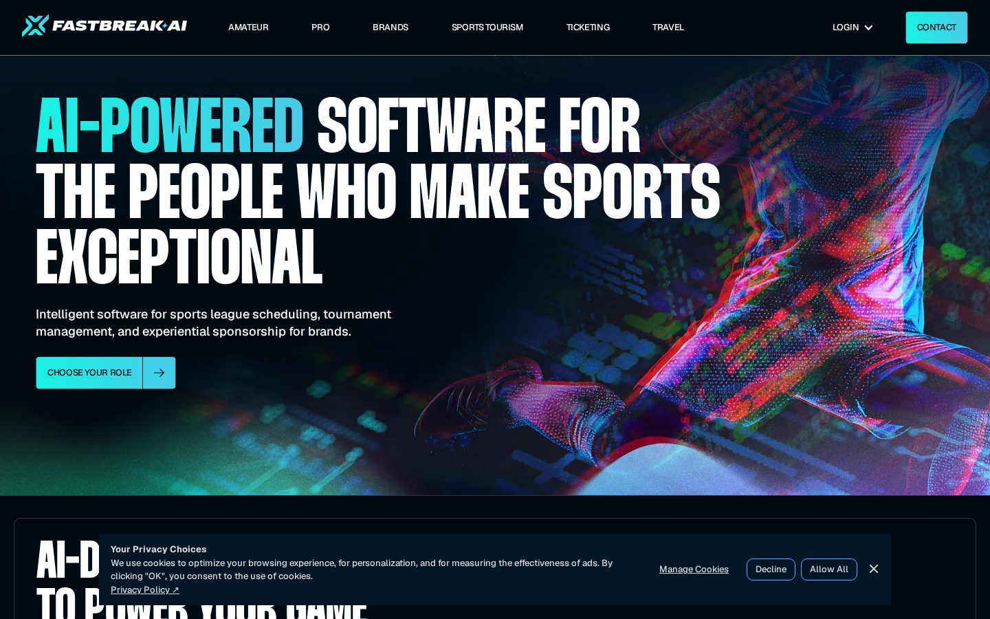 Fastbreak Homepage