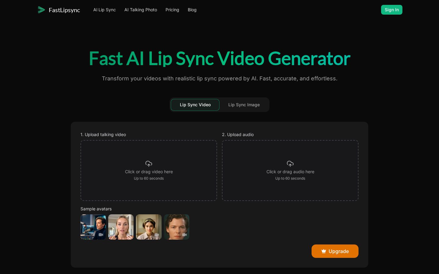 FastLipsync Homepage