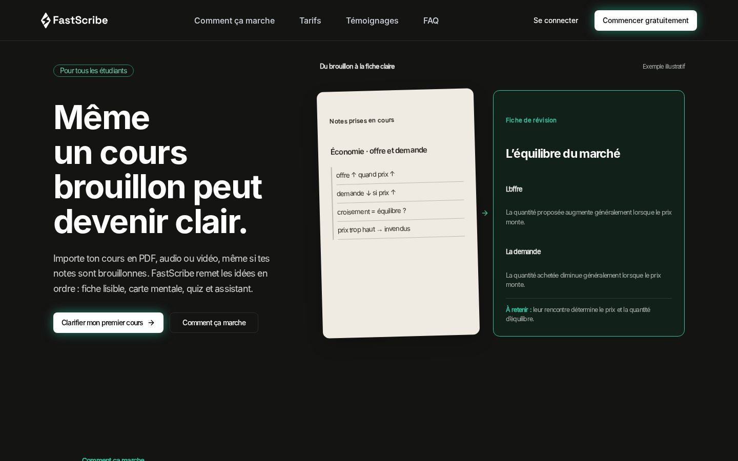 Fastscribe Homepage