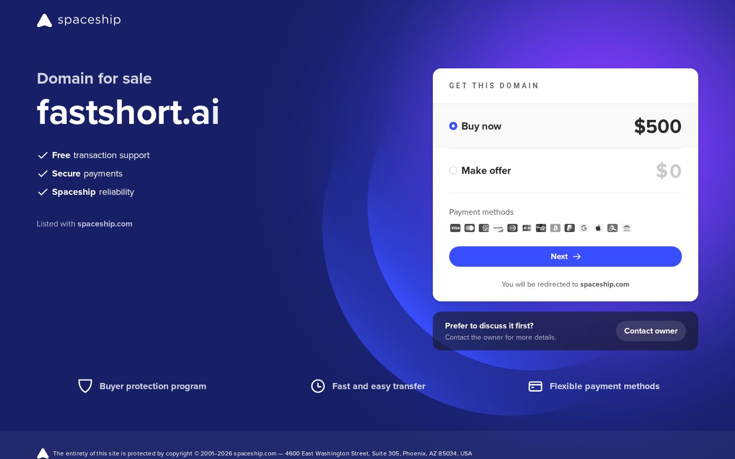 FastShort AI Homepage