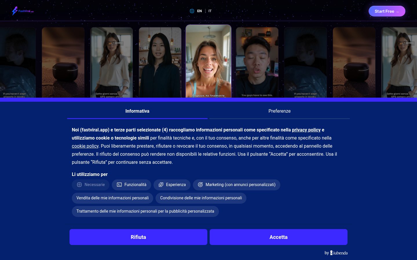 FastViral Homepage