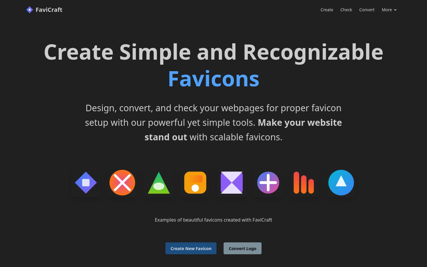 FaviCraft Homepage