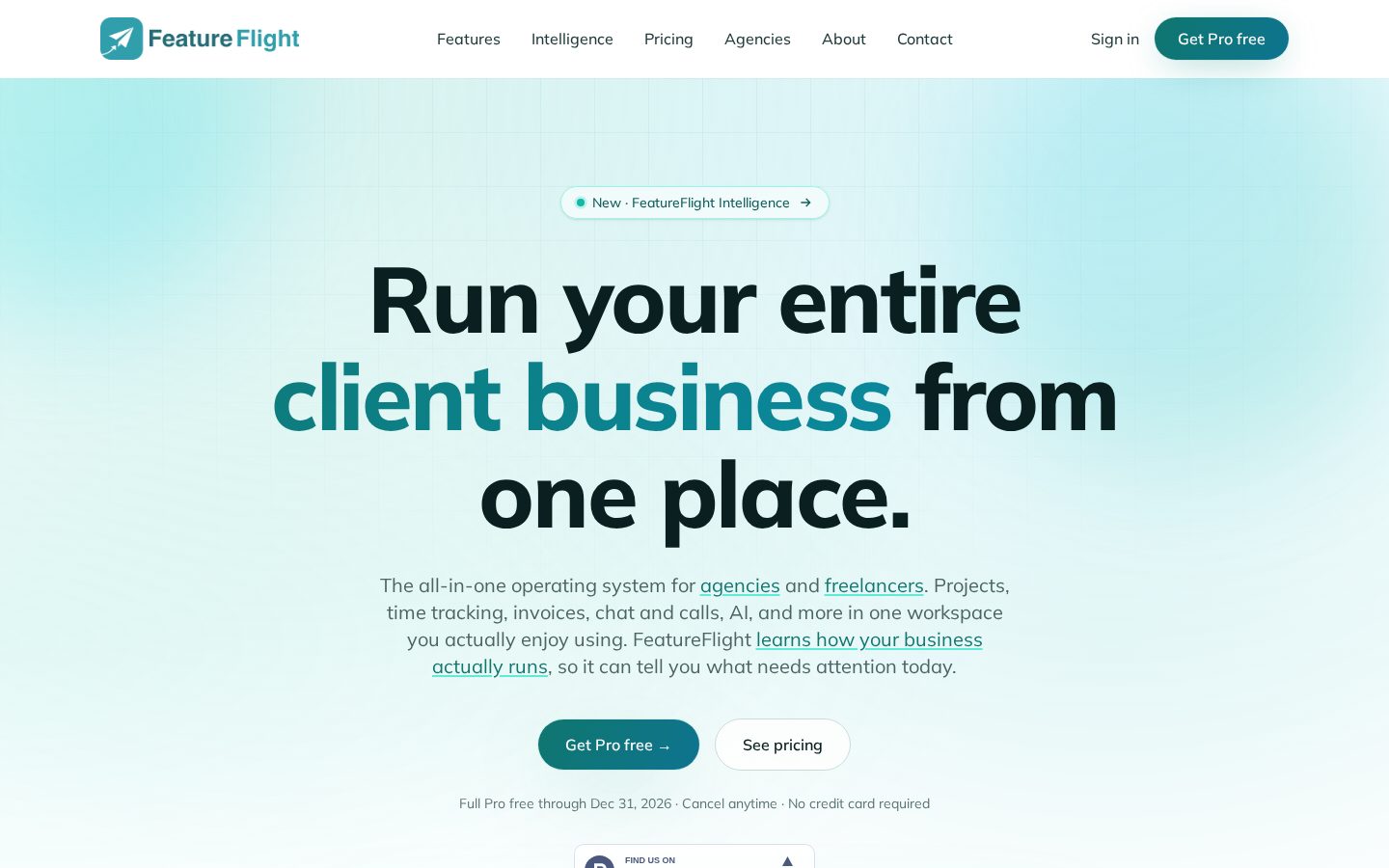 FeatureFlight Homepage