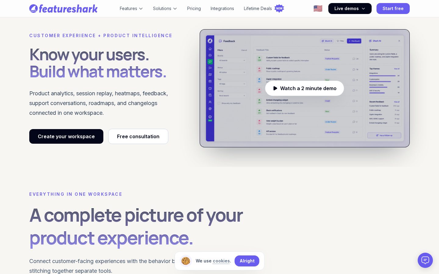FeatureShark Homepage