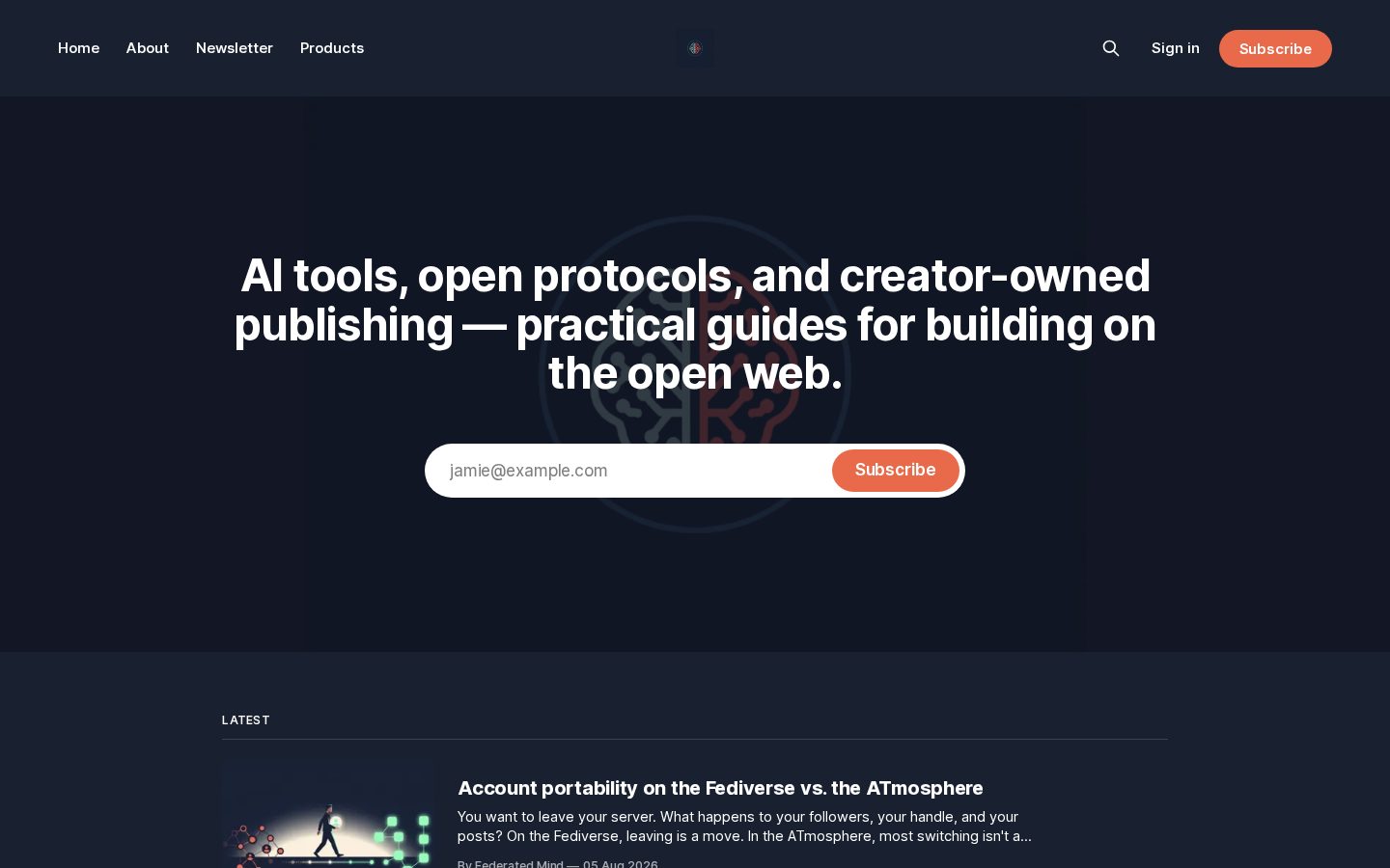Federated Mind Homepage