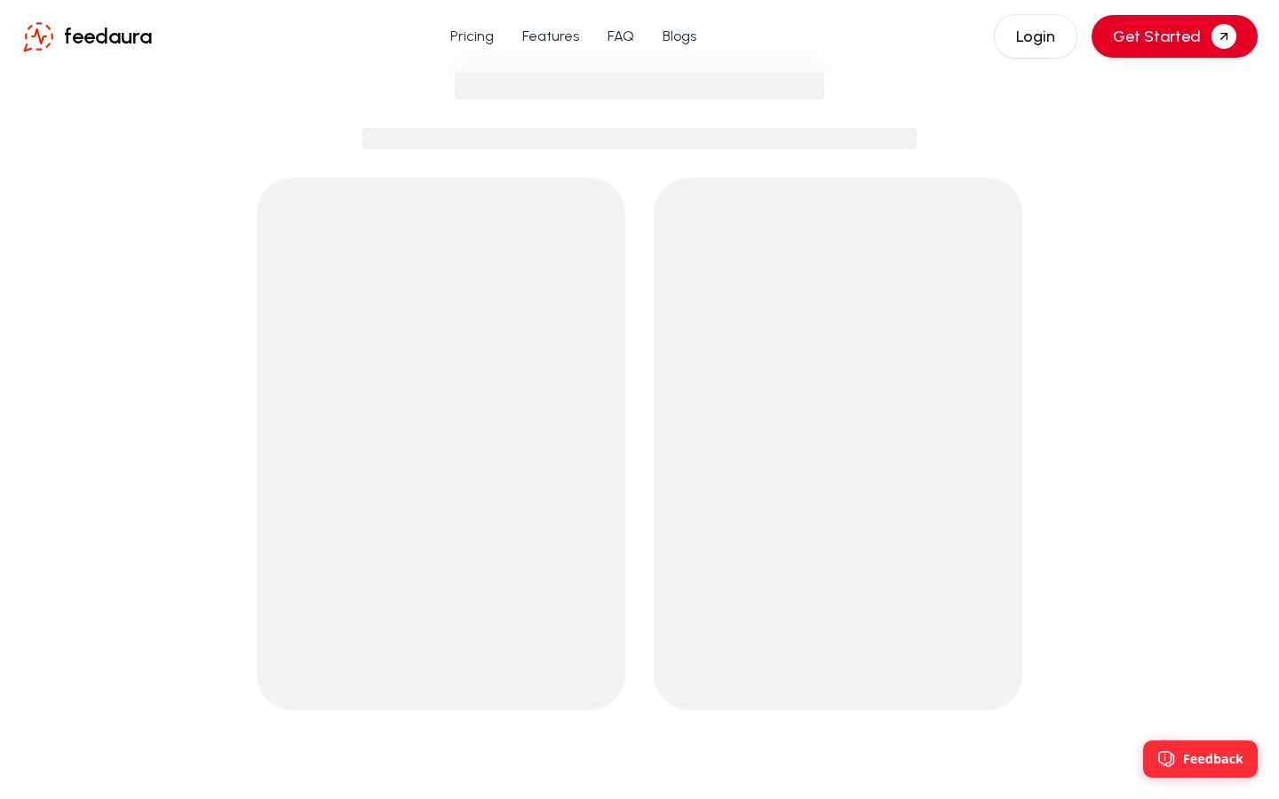 Feedaura AI Pricing