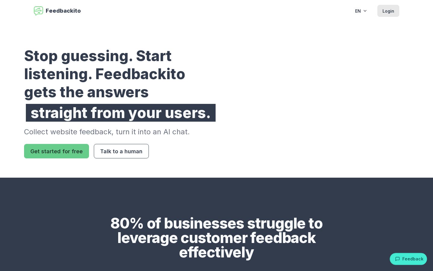 feedbackito Homepage