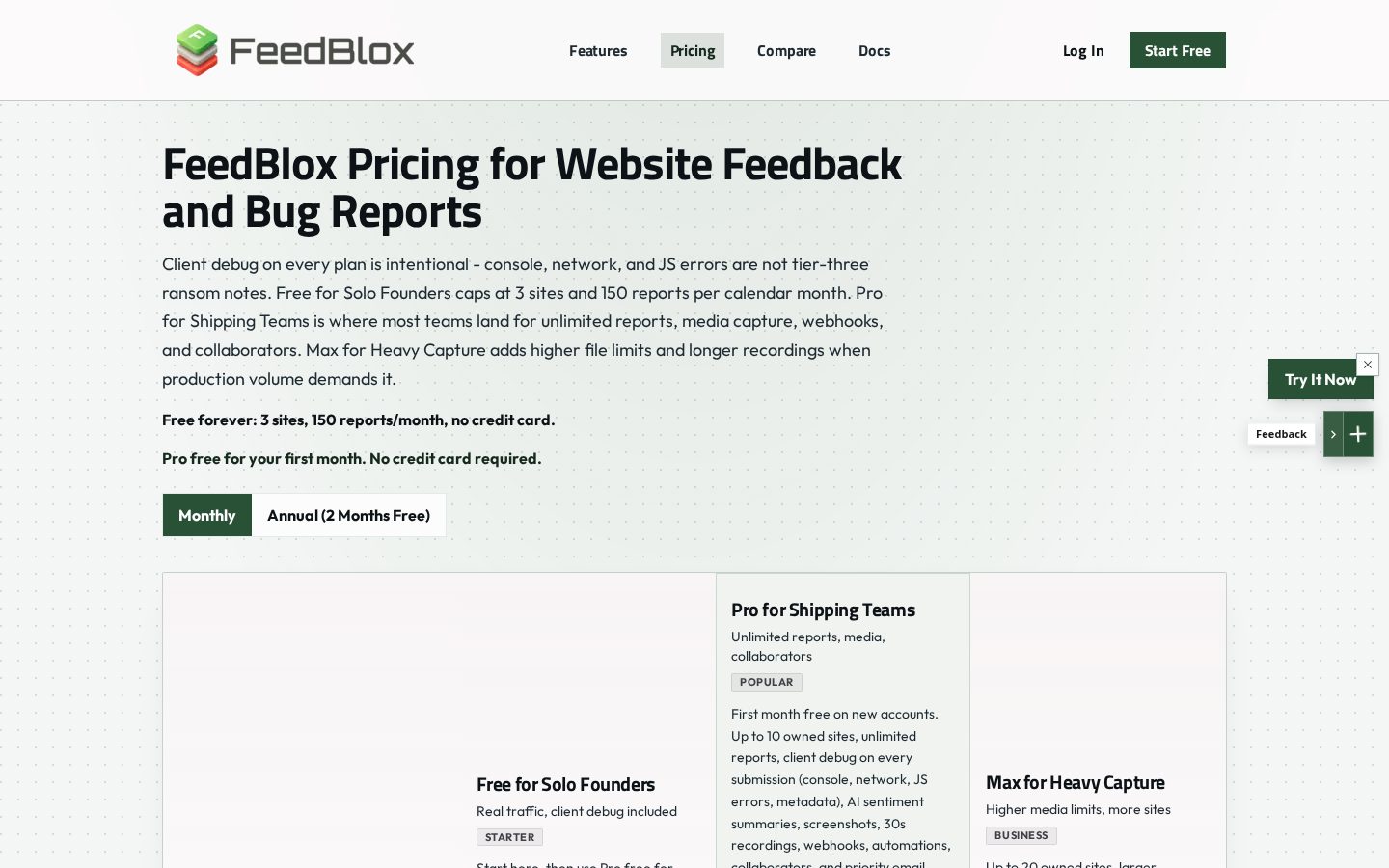 FeedBlox Pricing