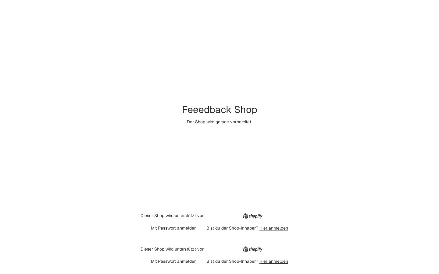 Feeedback Homepage