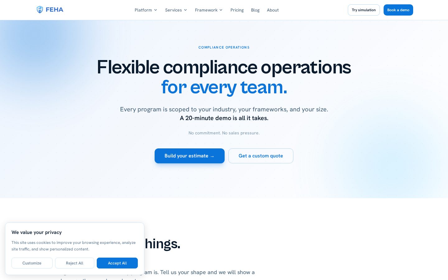FEHA Pricing