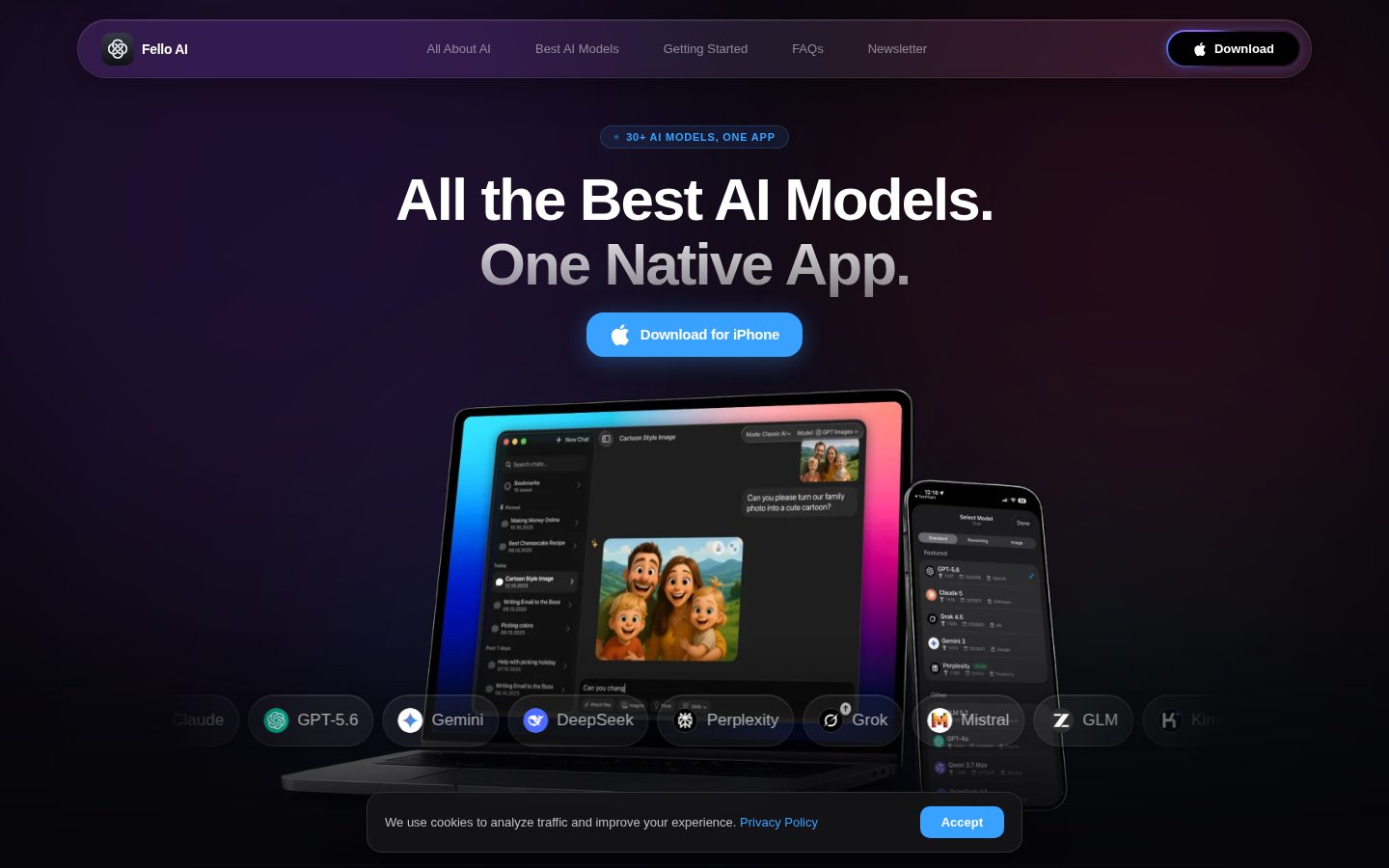 Fello Homepage
