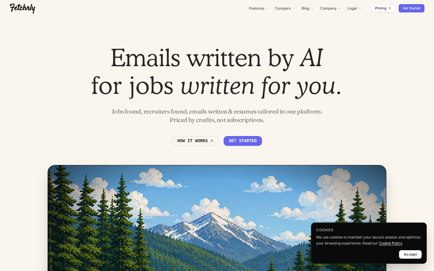FetchrLy Homepage