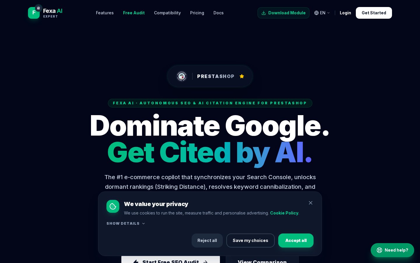 FEXA AI Homepage