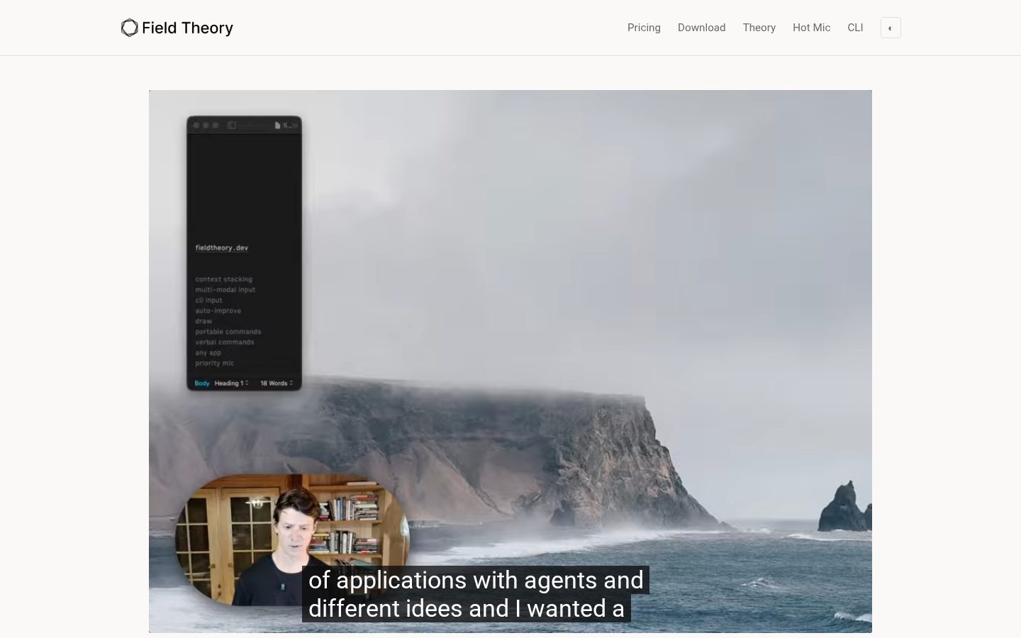 Field Theory Homepage