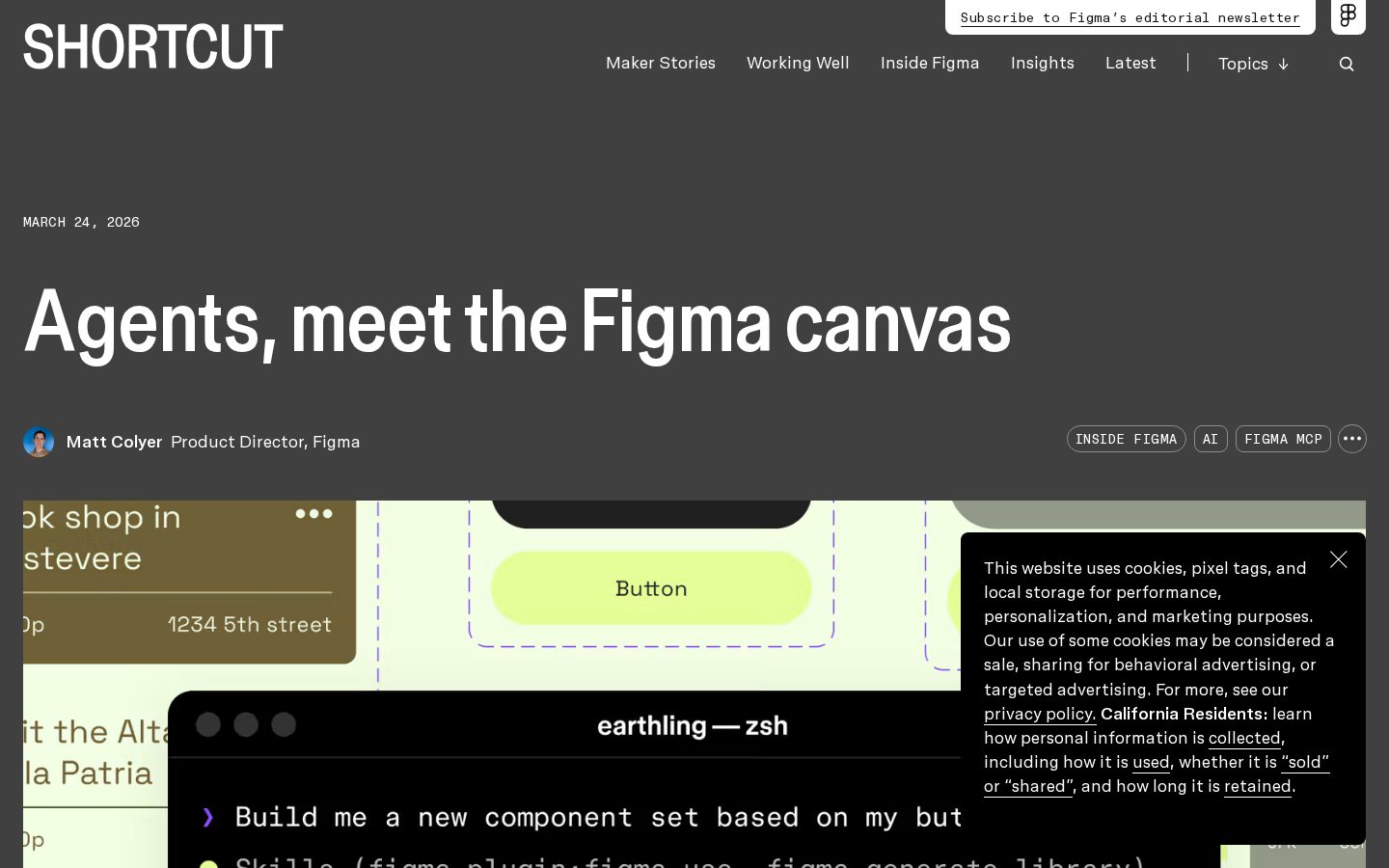 Figma for Agents Homepage