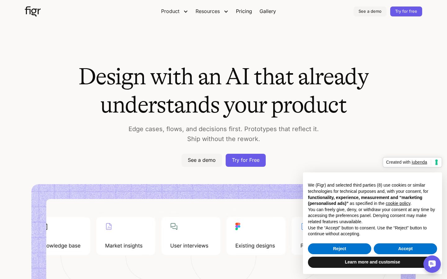 Figr AI Homepage