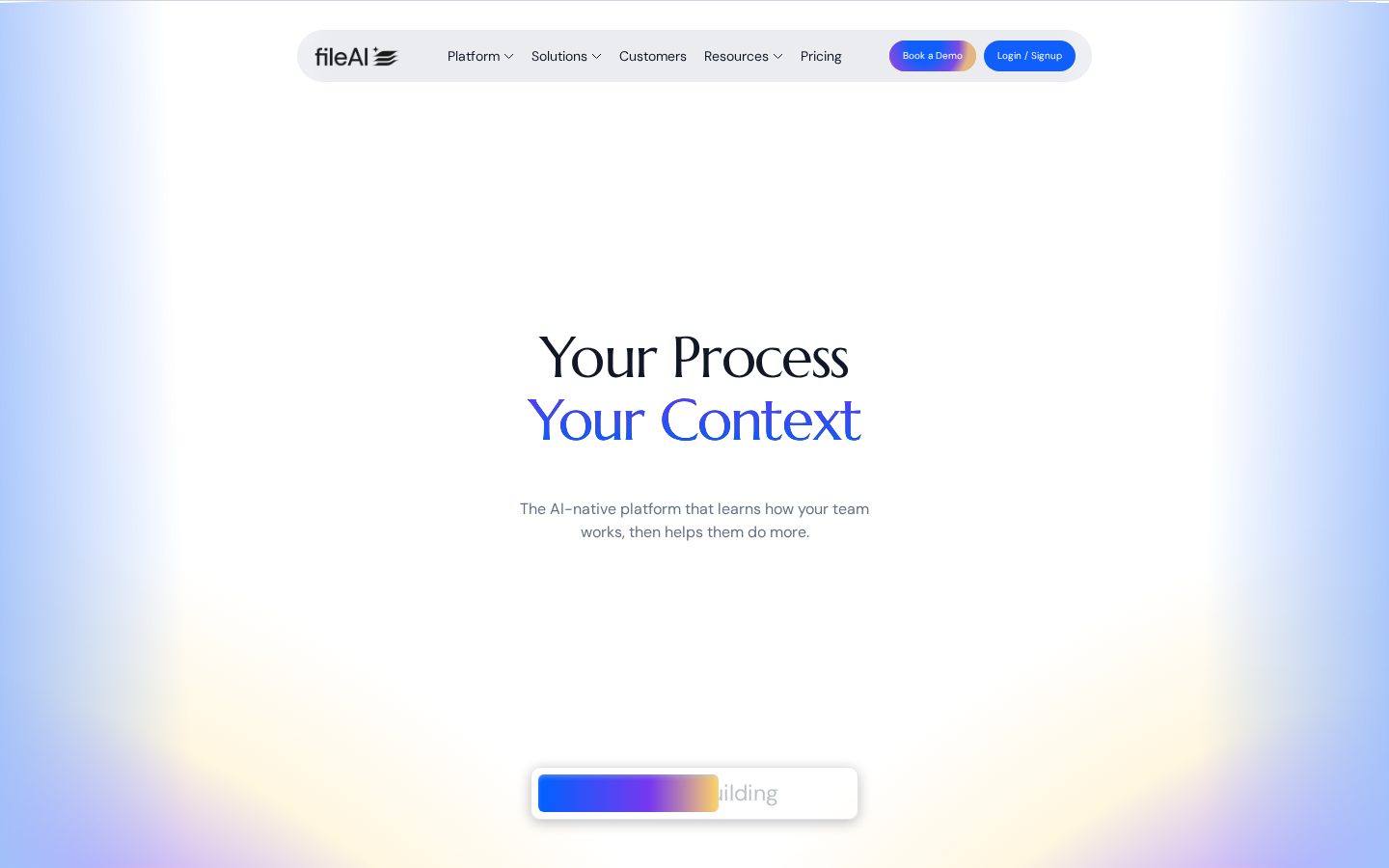 fileAI MCP Homepage