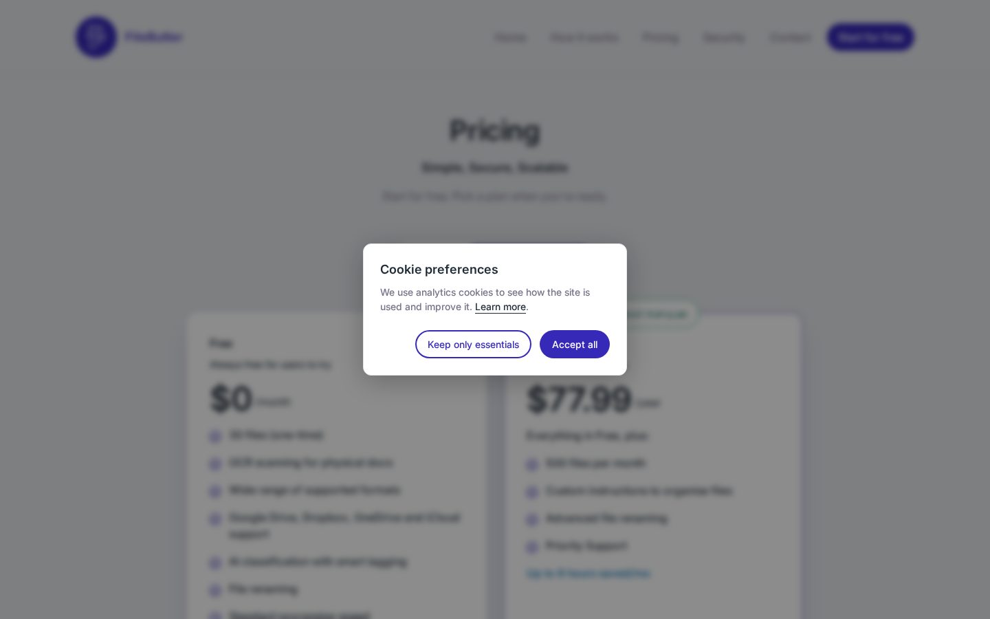 FileButler Pricing
