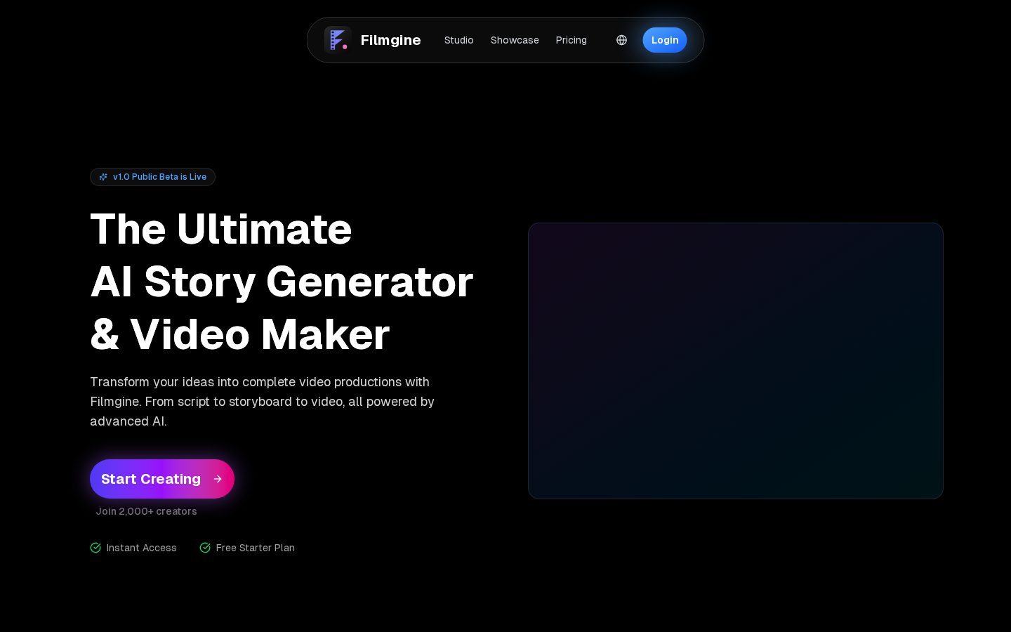 Filmgine Homepage