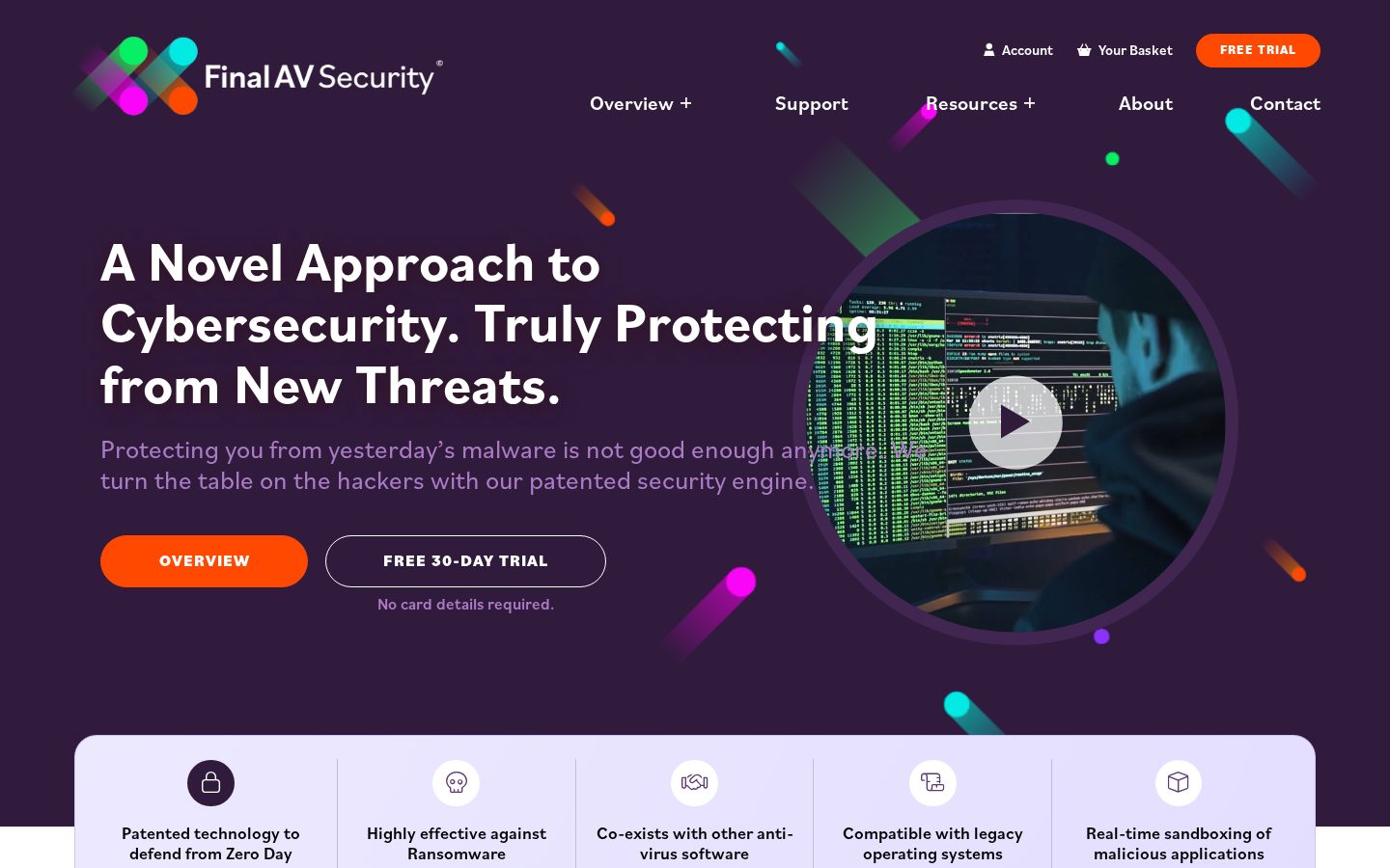 FinalAV Security Homepage