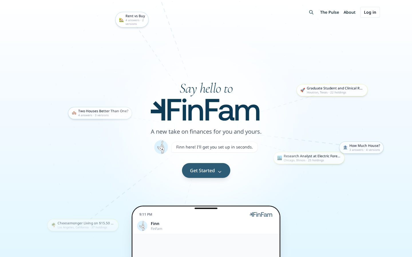 FinFam Homepage