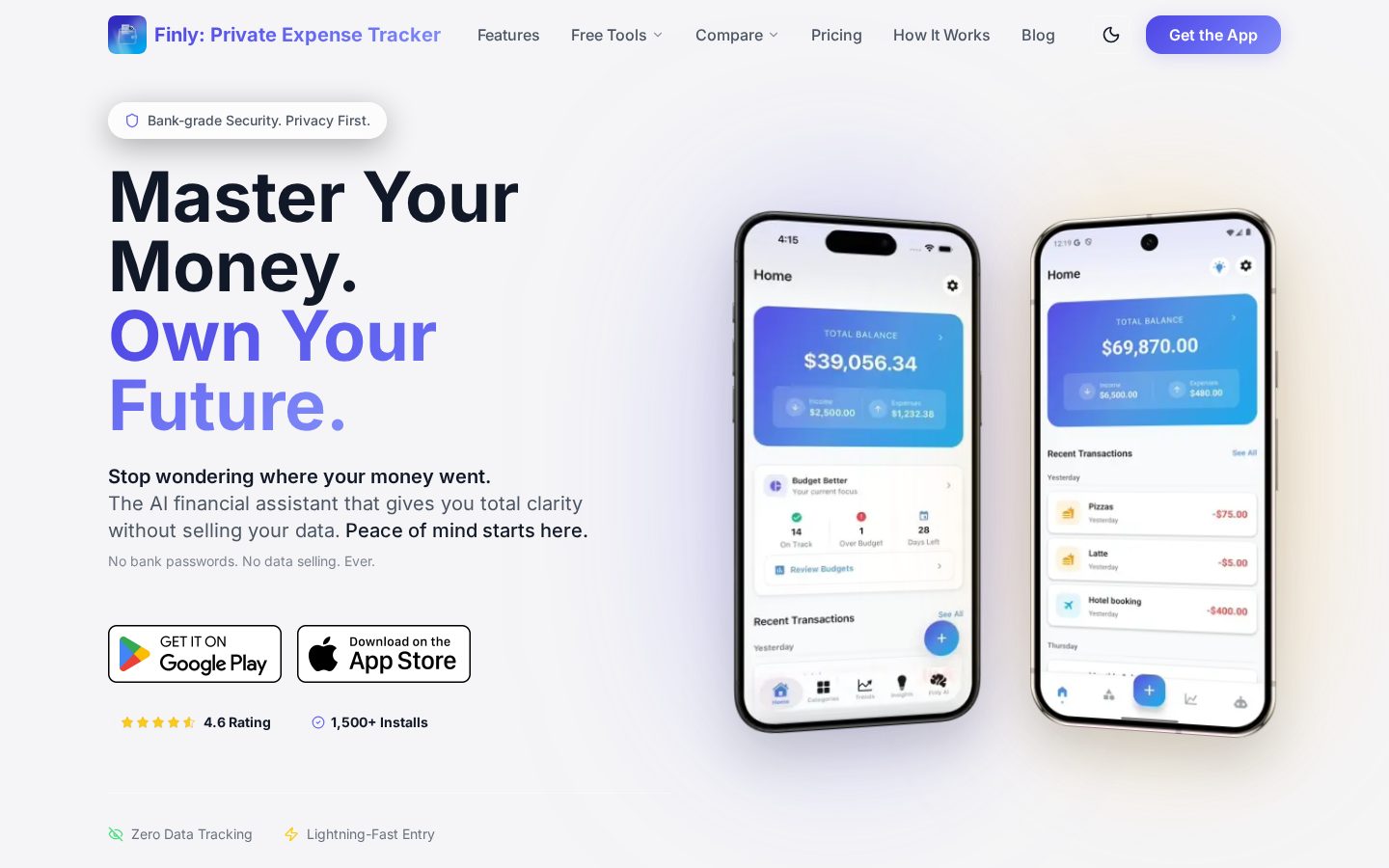Finly Homepage