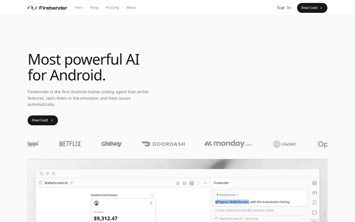 Firebender Homepage