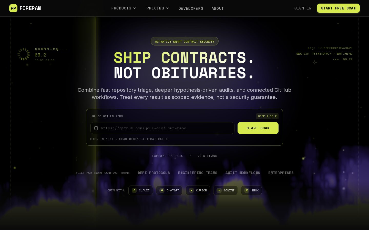 Firepan Homepage