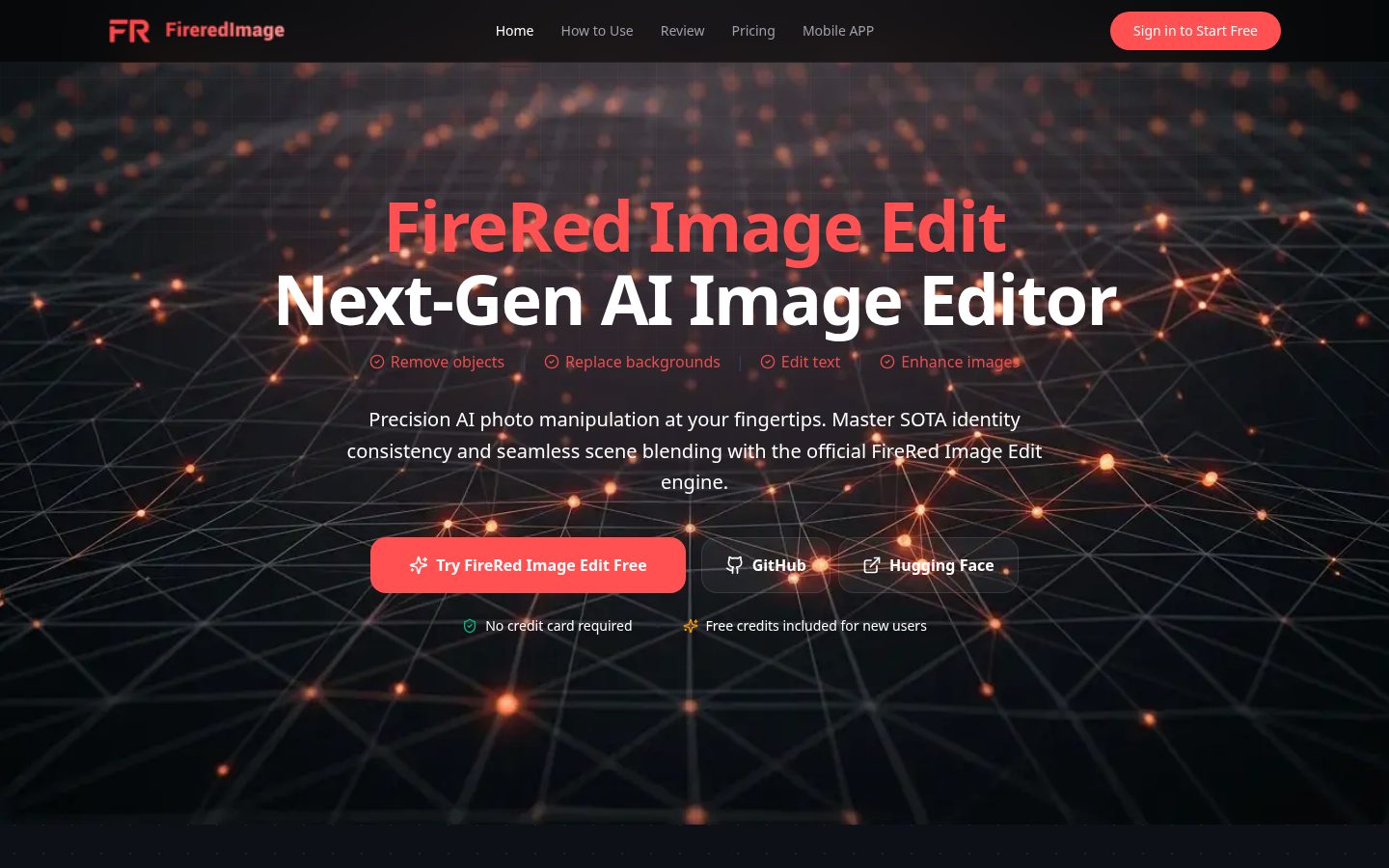 Firered Image Edit Homepage