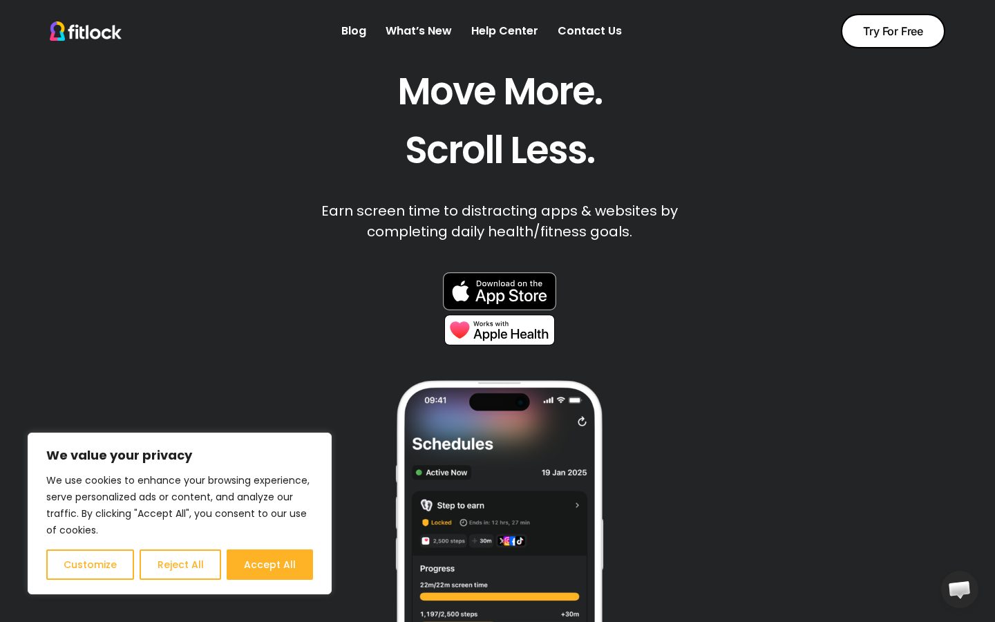 Fitlock Homepage