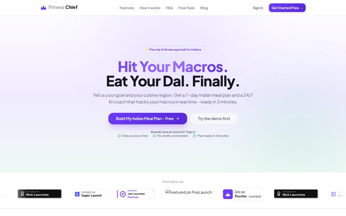 Fitness Chief Homepage