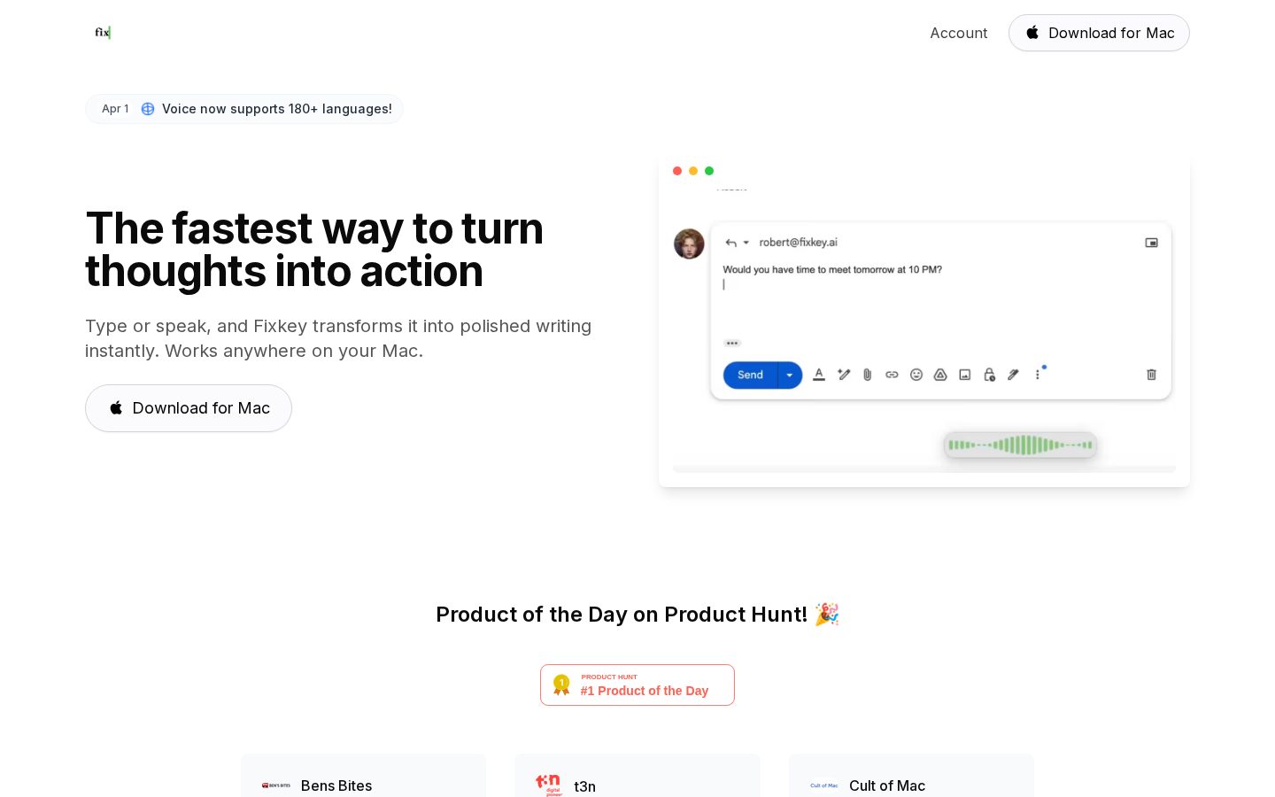 Fixkey Homepage