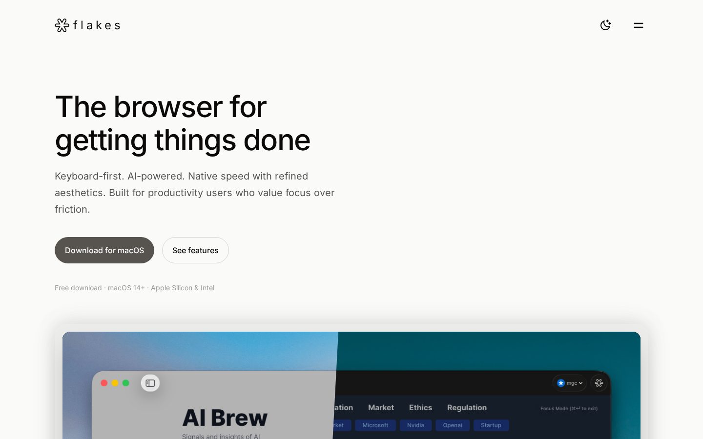Flakes Homepage