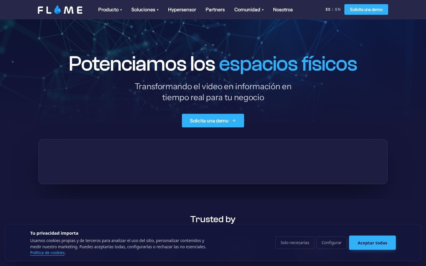 Flame Analytics Homepage