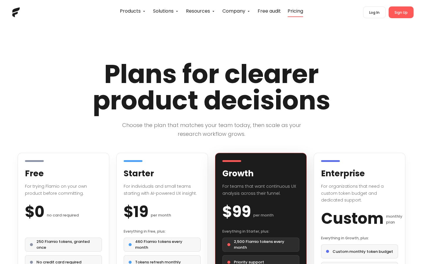 Flamio Pricing