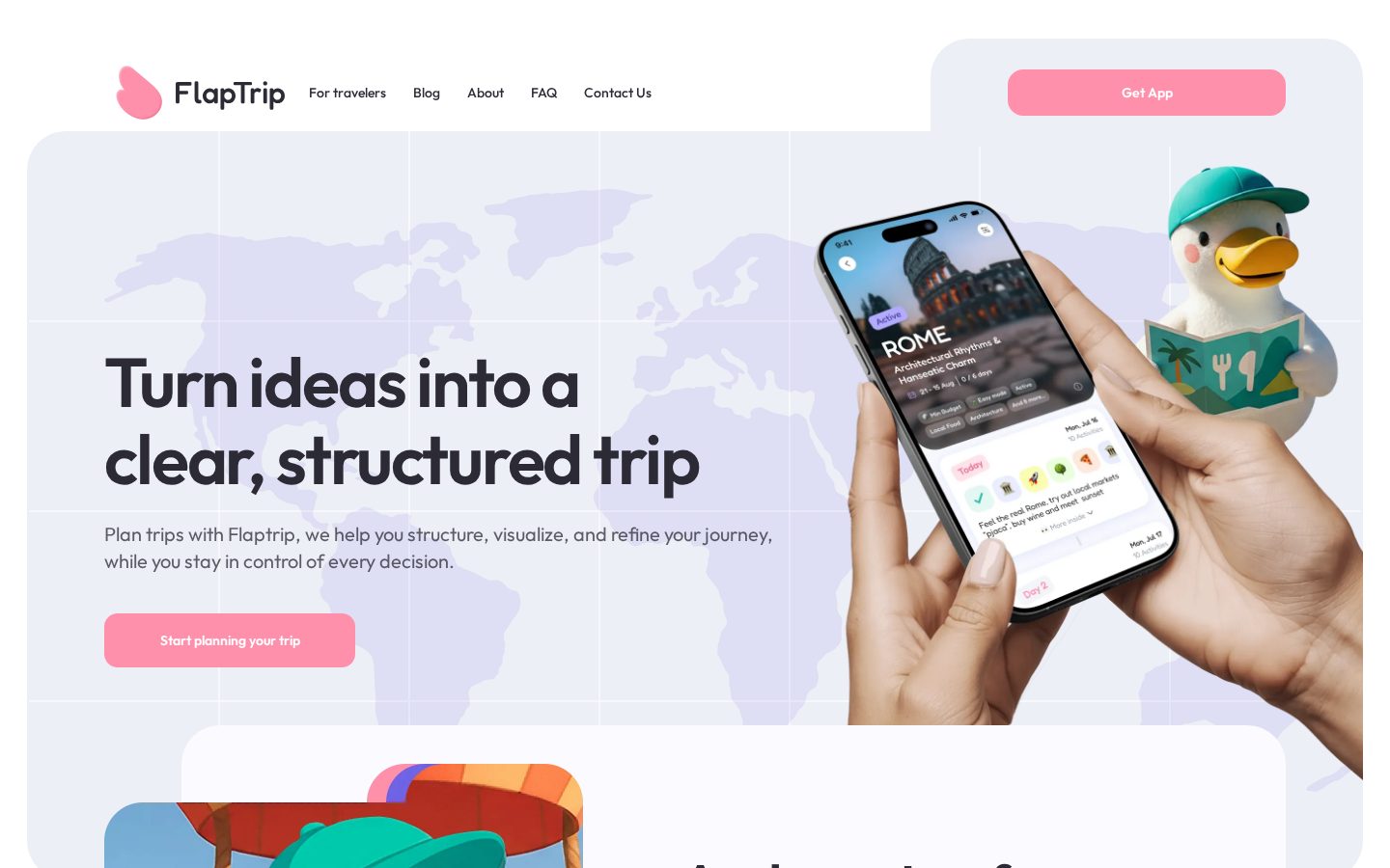 Flaptrip Homepage