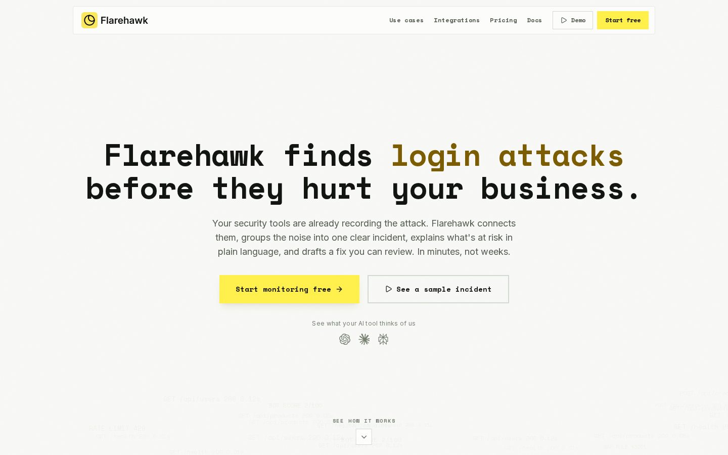 Flarehawk Homepage