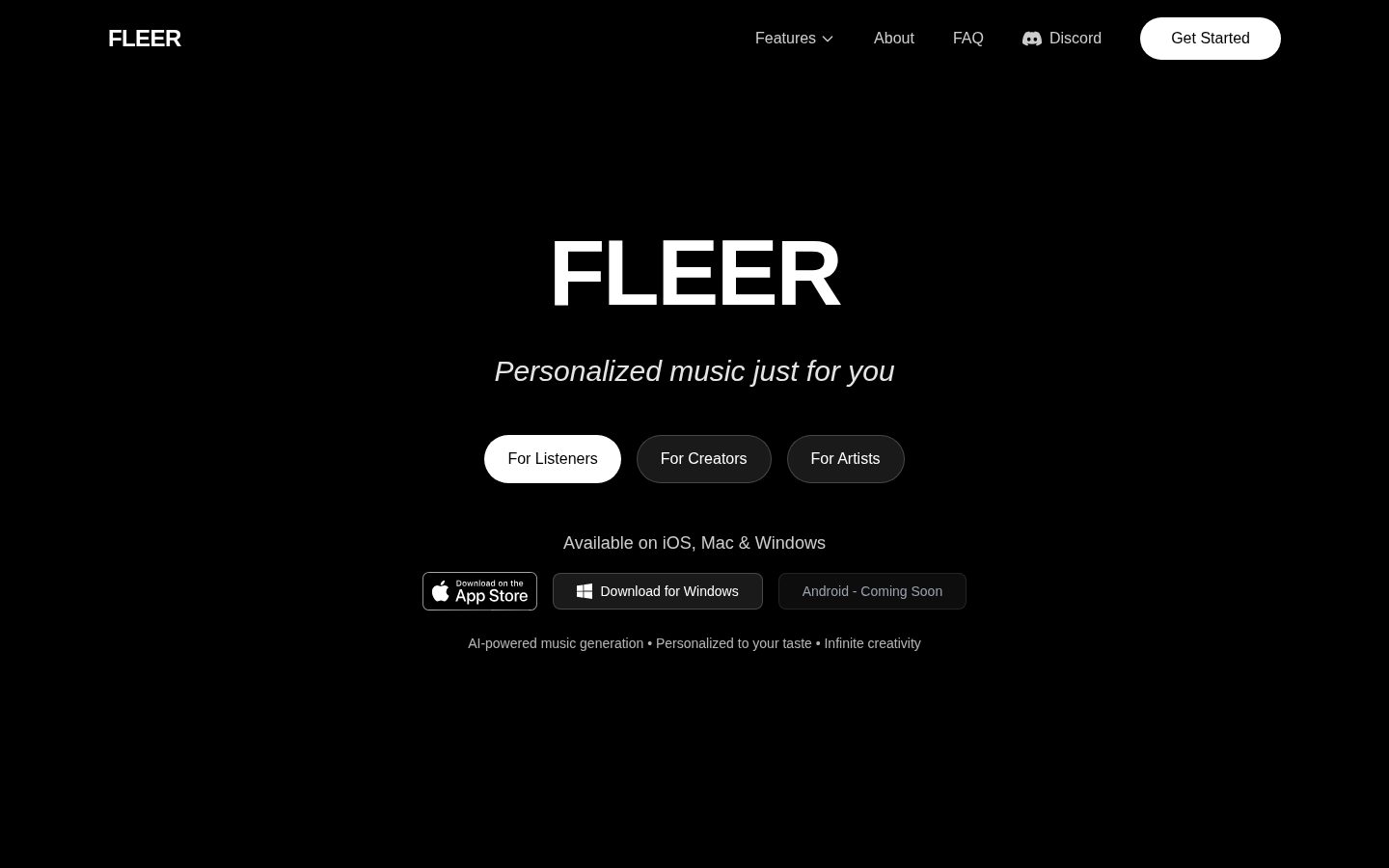Fleer Homepage
