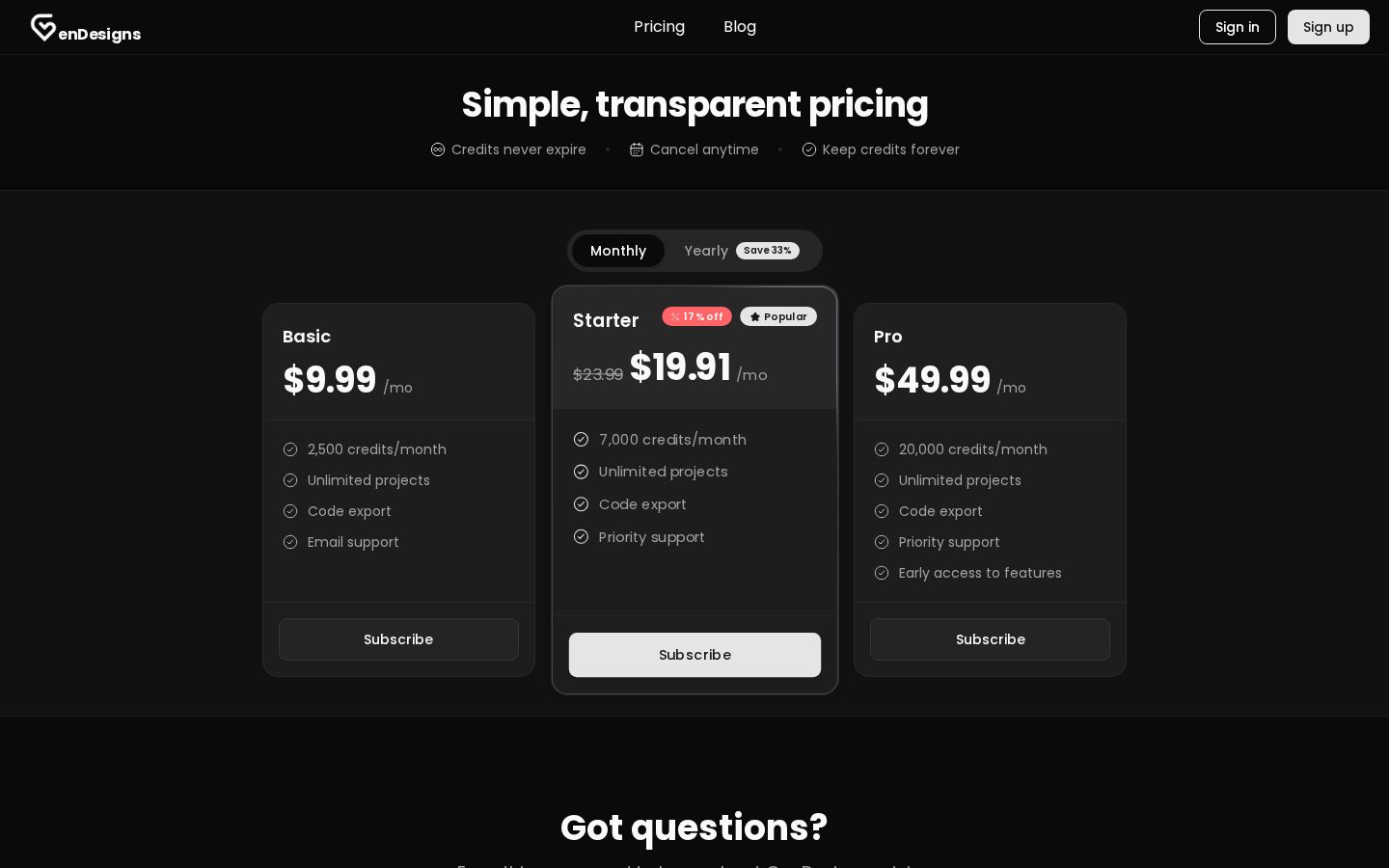 FlexApp Pricing