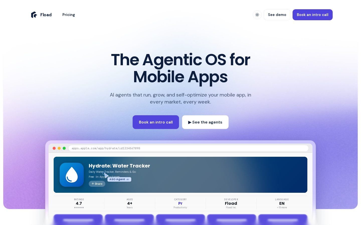 Fload Homepage
