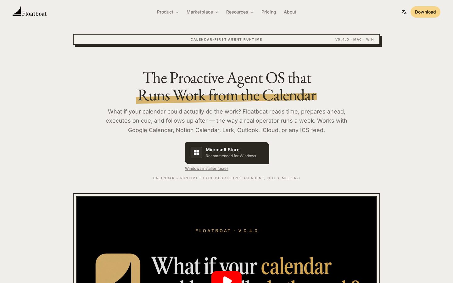 Floatboat ai Homepage
