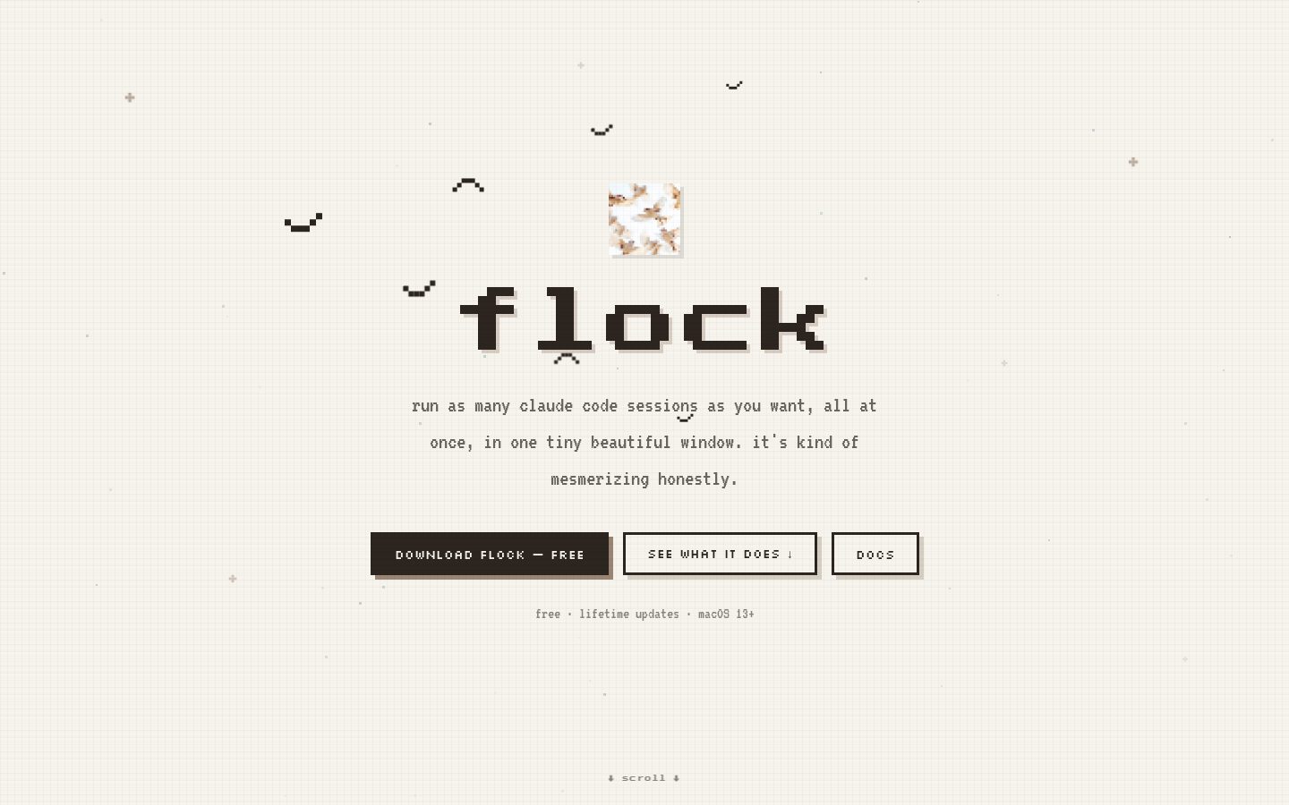 flock Homepage