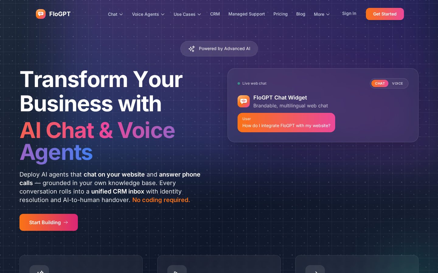 FloGPT Homepage
