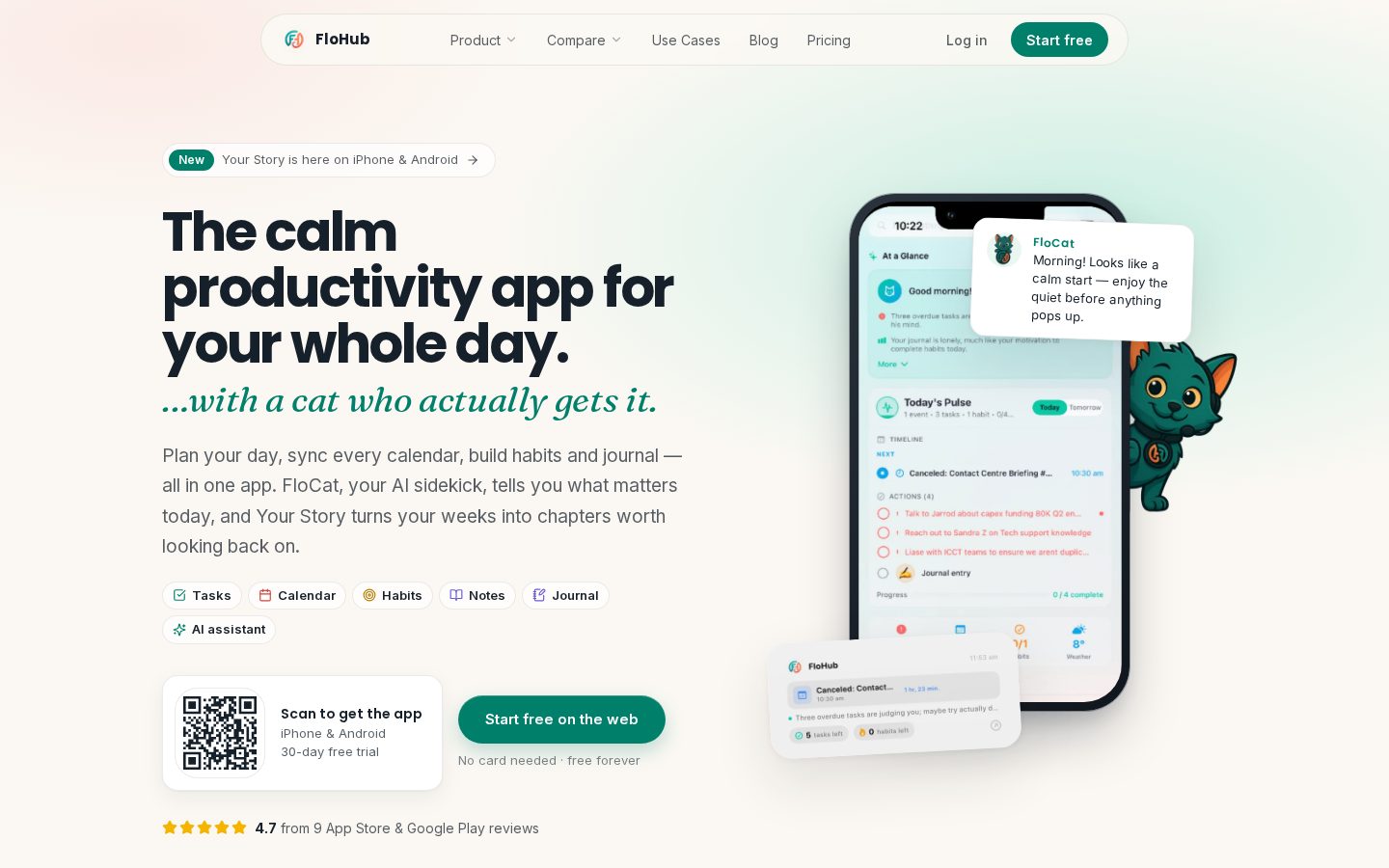 FloHub Homepage